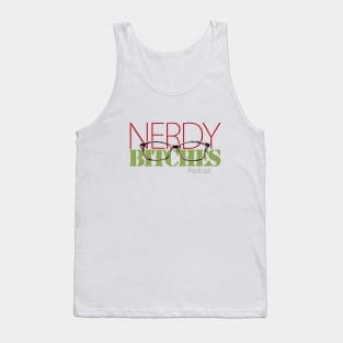 Nerdy Bitches Logo Transparent BKG Tank Top